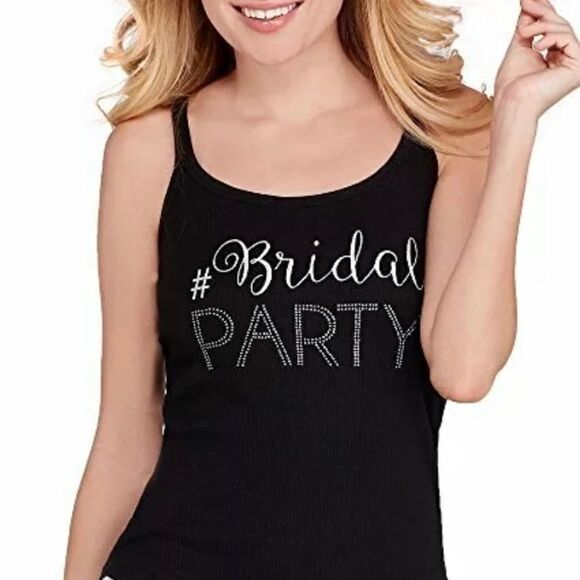 ‎Betsey Johnson #Bridal Party lace back tank - M - Picture 3 of 10